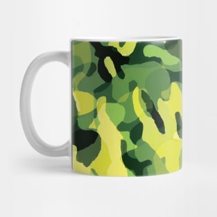 Camouflage Pattern 2 fishing hunting patterns green yellow Mug